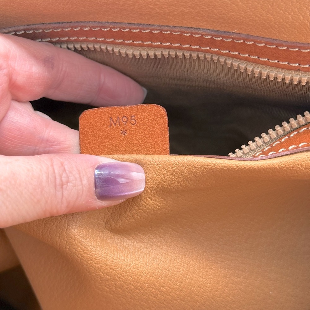 Brown Patterned Handbag - Picture 11 of 15